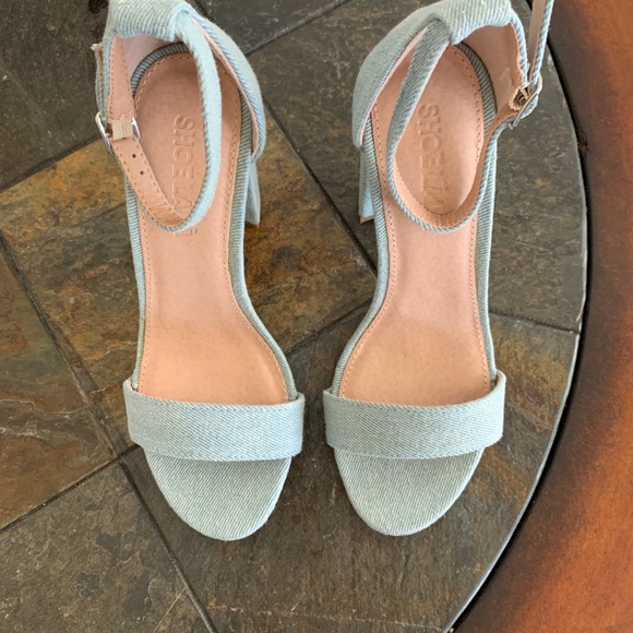 Shoe La La Baby Blue Heels - Size 5.5 - Picture 3 of 3